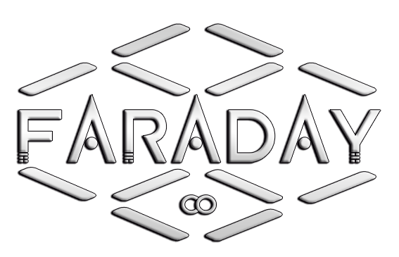 Faraday CO logo PLATEADO pequeTRANS